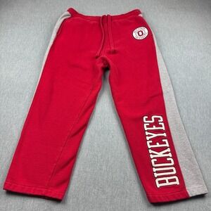 Ohio State Buckeyes Pants Mens XL Red Jansport Fleece Sweatpants NCAA Football
